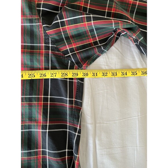Polo Ralph Lauren Blake Shirt Mens 2XL Red Green Black Plaid Oxford Button Down - Picture 11 of 16